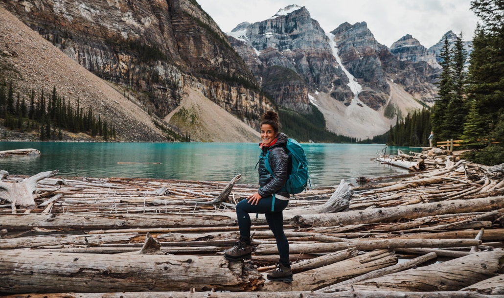 Janick Biron Trekking by a lake