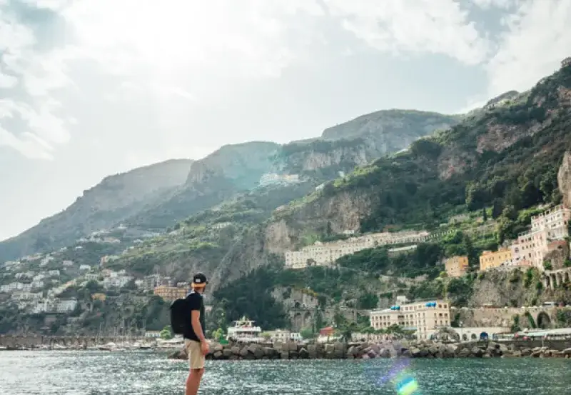 Shot of Benoit Chamberland in italie